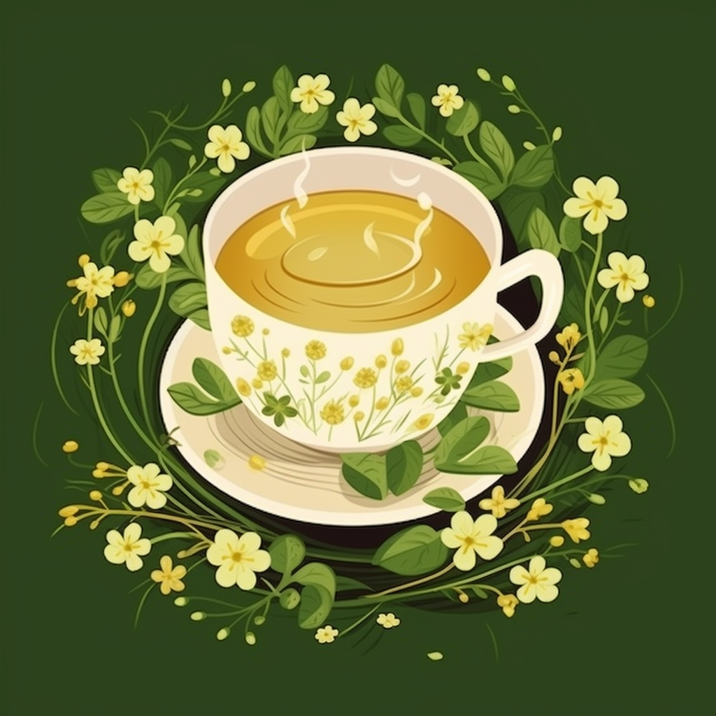 Čaj od Virka - Ilustracija šolje sa čajom od virka