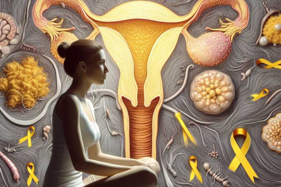Endometrioza - Ilustracija